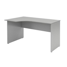 Стол эргономичный SIMPLE SET160-1(L), серый, 1600х900х760 мм