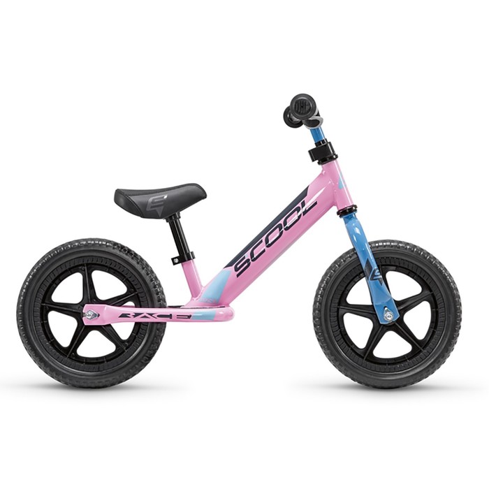 Беговел 12" SCOOL pedeX race, цвет розовый
