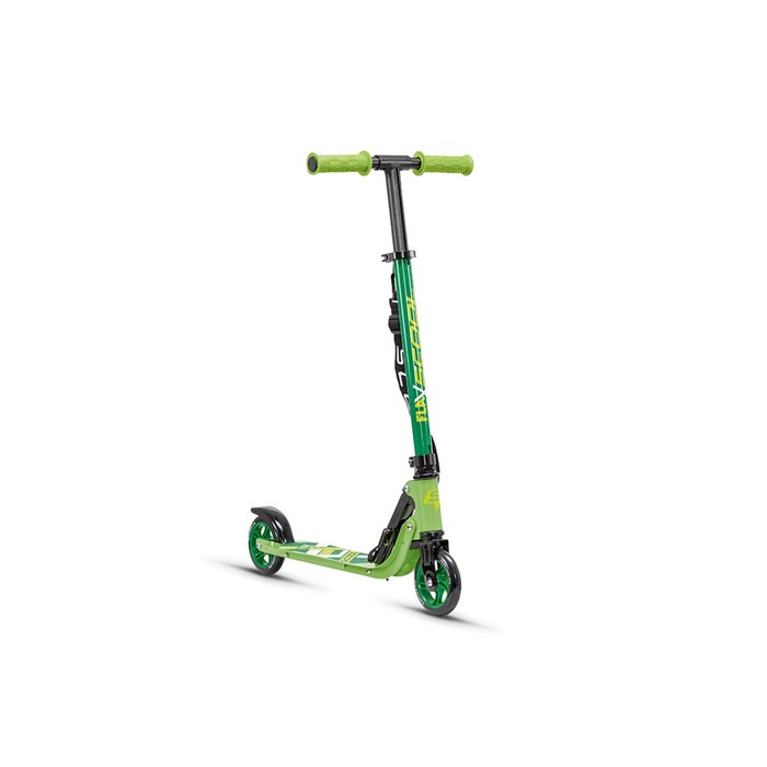 Самокат "SCOOL" flax 8.1, цвет зелено-желтый