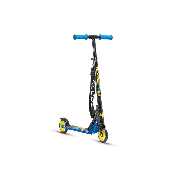 Самокат "SCOOL" flax 8.1, цвет сине-желтый