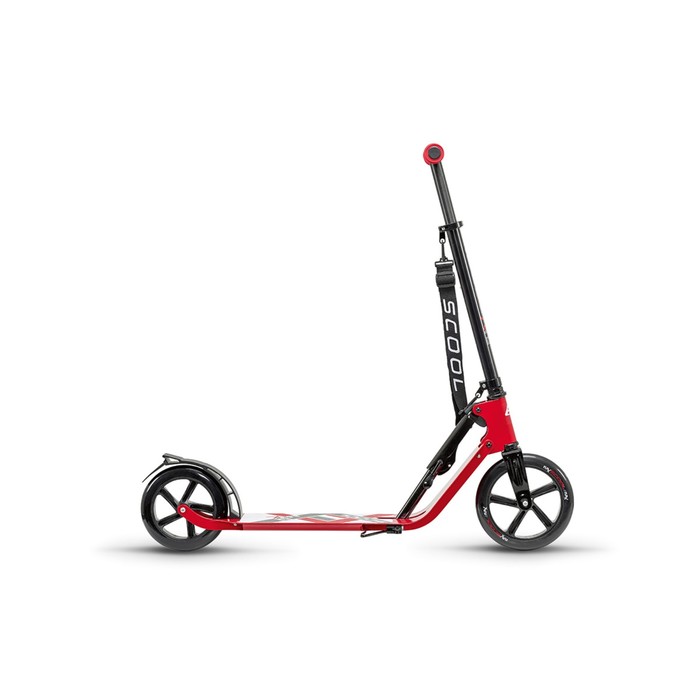 Самокат "SCOOL" flax 8.5, цвет красный