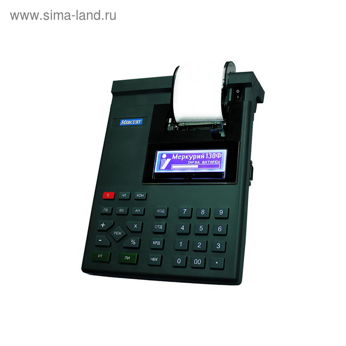 

Онлайн-касса Меркурий-130Ф (GSM/WI-FI модули) без ФН, цвет чёрный