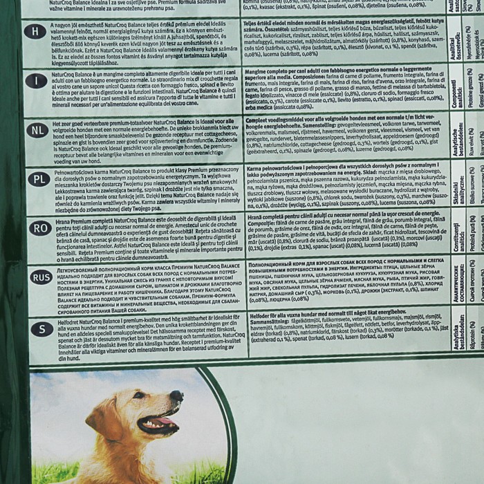 Сухой корм Happy Dog Naturcroq Balance, 4 кг