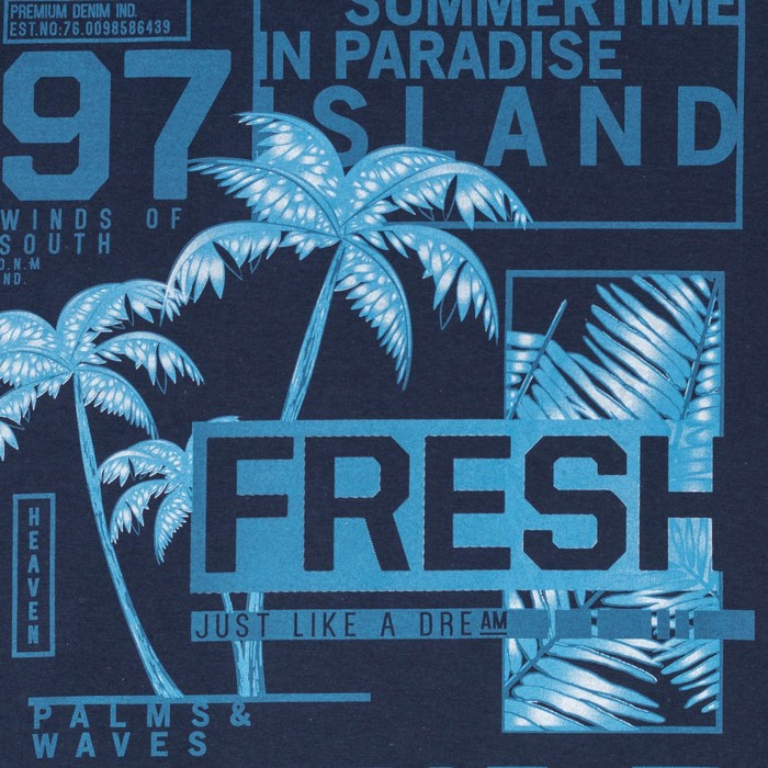 Комплект женский Путешествие-3 цвет синий, р-р 50