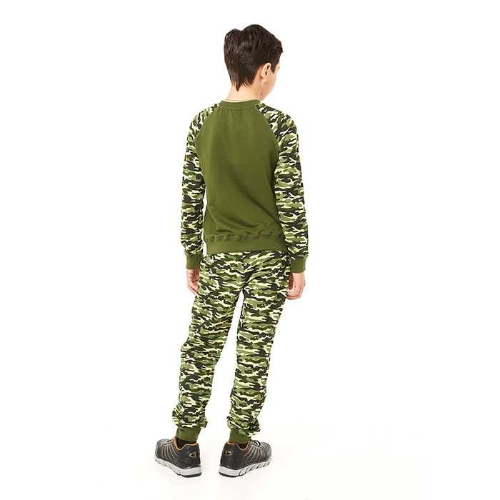 Брюки для мальчика, рост 134 см, цвет камуфляж