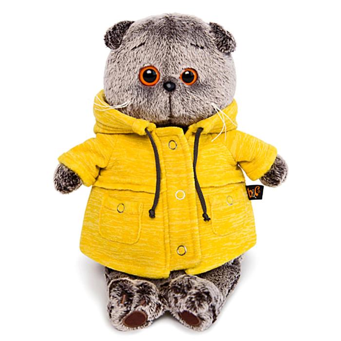 Мягкая игрушка "Басик в жёлтой куртке B&Co", 19 см