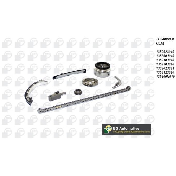 Цепь ГРМ, комплект BGA TC0400VFK