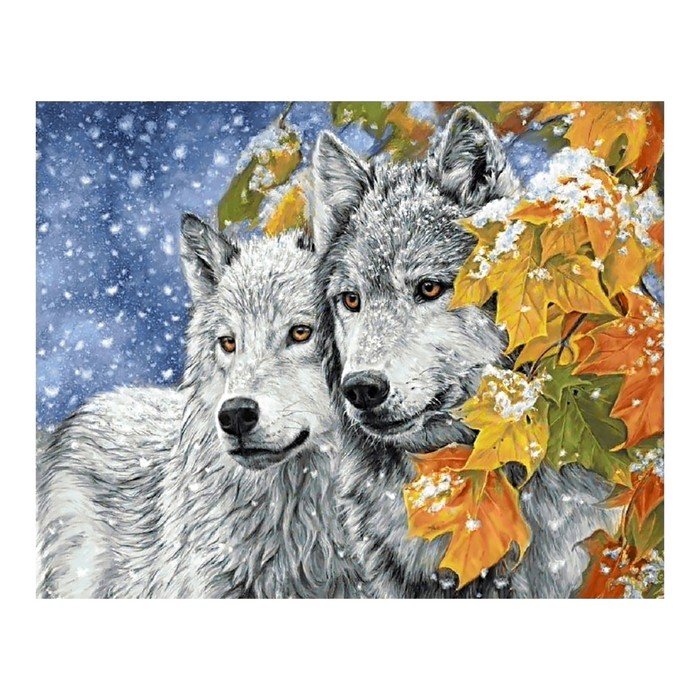 Алмазная вышивка «Кленовые листья»