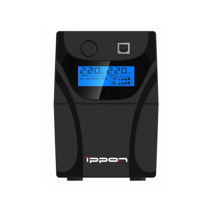 Источник бесперебойного питания Ippon Back Power Pro LCD 800, 480Вт, 800ВА, черный