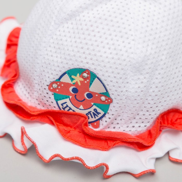 Панама детская, размер 48 см, цвет коралловый KY-12-02