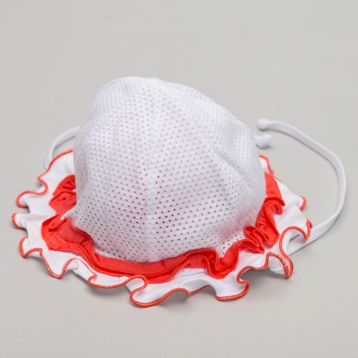 Панама детская, размер 48 см, цвет коралловый KY-12-02