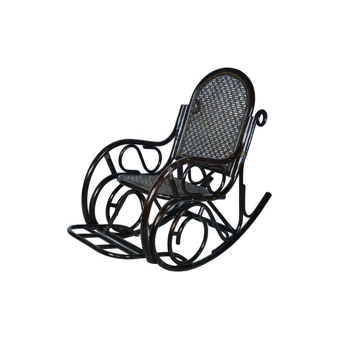 Кресло-качалка плетеная из ротанга DB