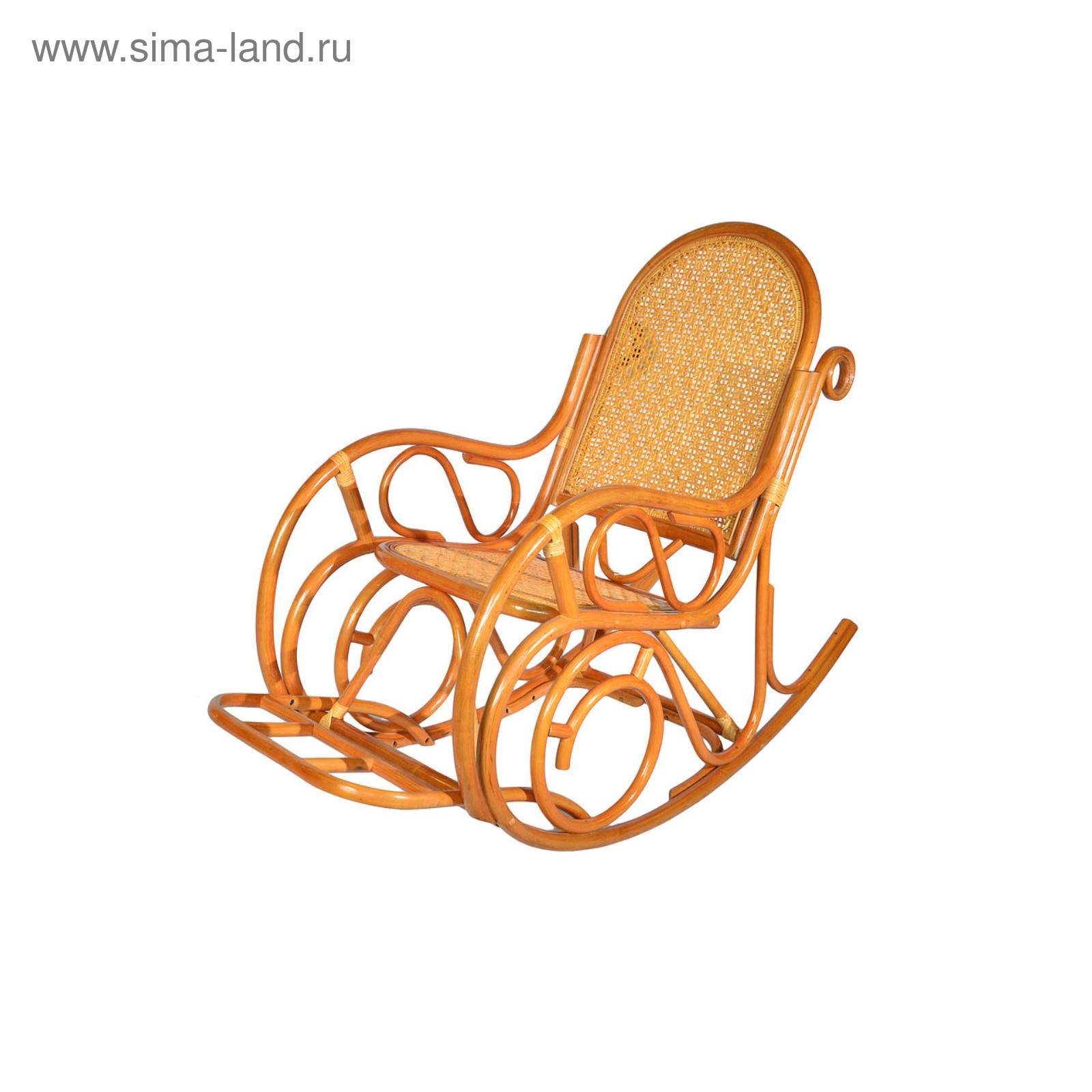 Кресло-качалка из ротанга хофф