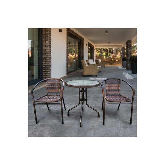 Комплект мебели Асоль-1B TLH-037B/087B-D-60 Brown (2+1)