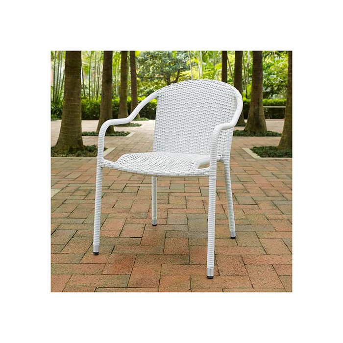 Плетеное кресло из искусственного ротанга