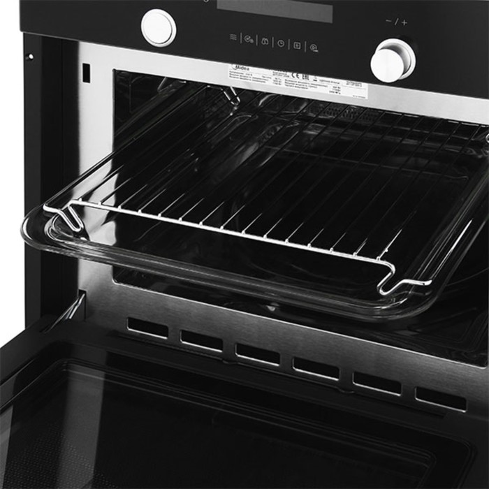 Духовой шкаф Midea TF944EG9-BL, электрический, с СВЧ, 44 л, 13 программ, черный