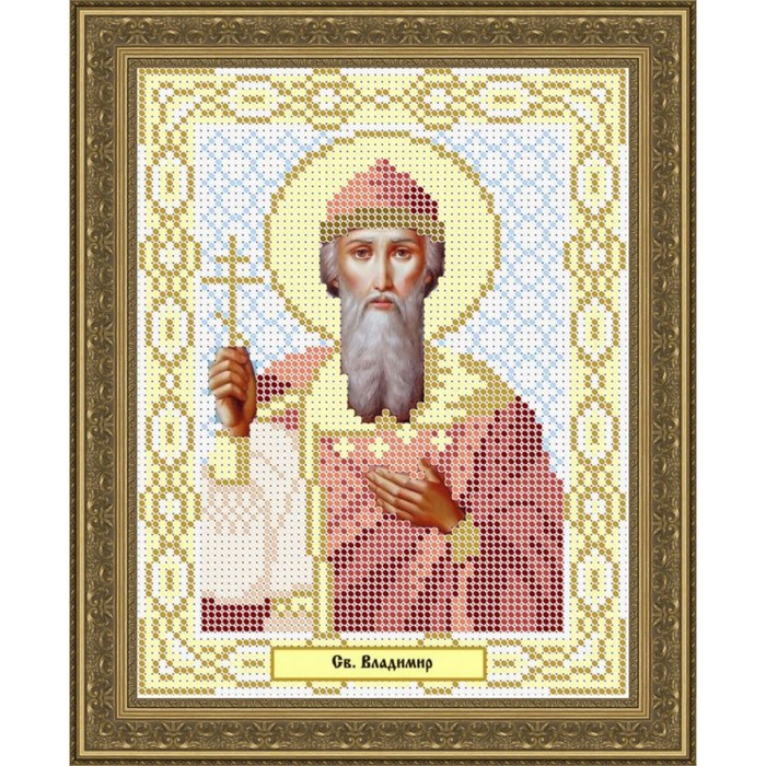 Схема для вышивки бисером "Святой Владимир"
