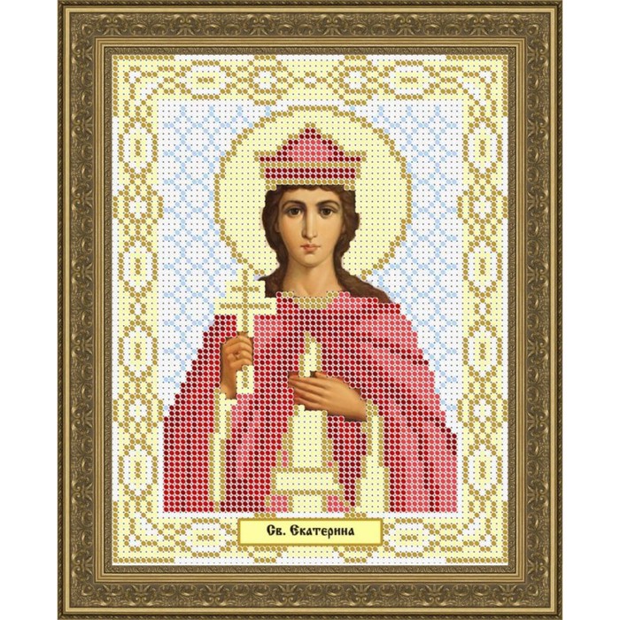 Схема для вышивки бисером "Святая Екатерина"