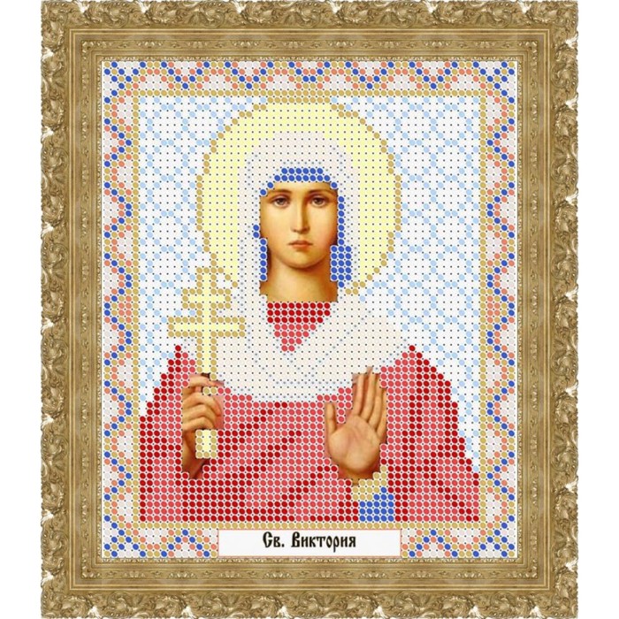Схема для вышивки бисером "Святая Виктория"