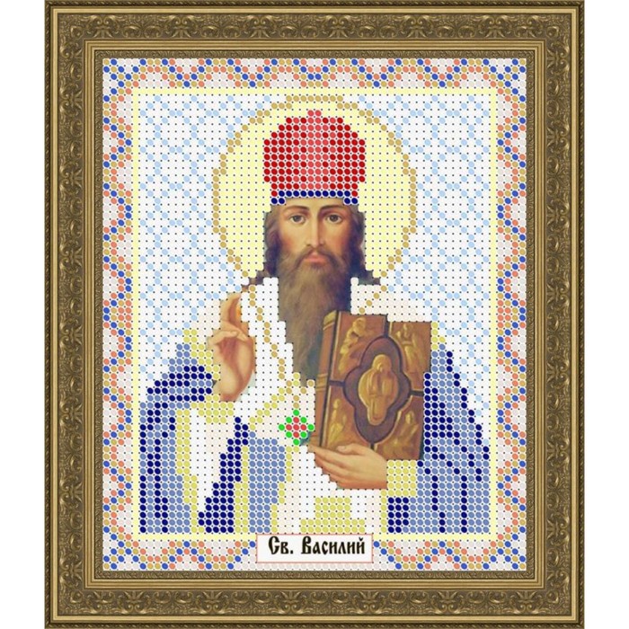 Схема для вышивки бисером "Святой Василий"
