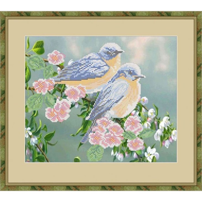 Схема для вышивки бисером "Весеннее утро"