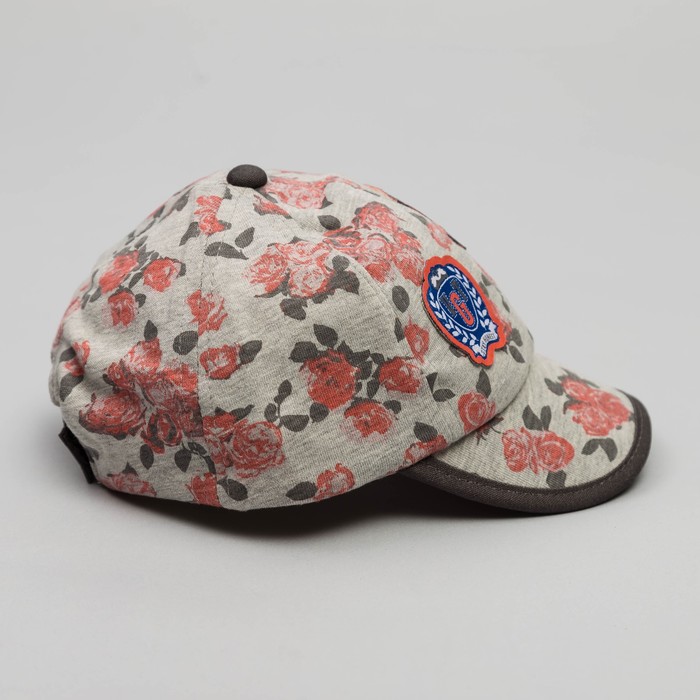 Бейсболка детская, размер 52 см, цвет серый BC-477