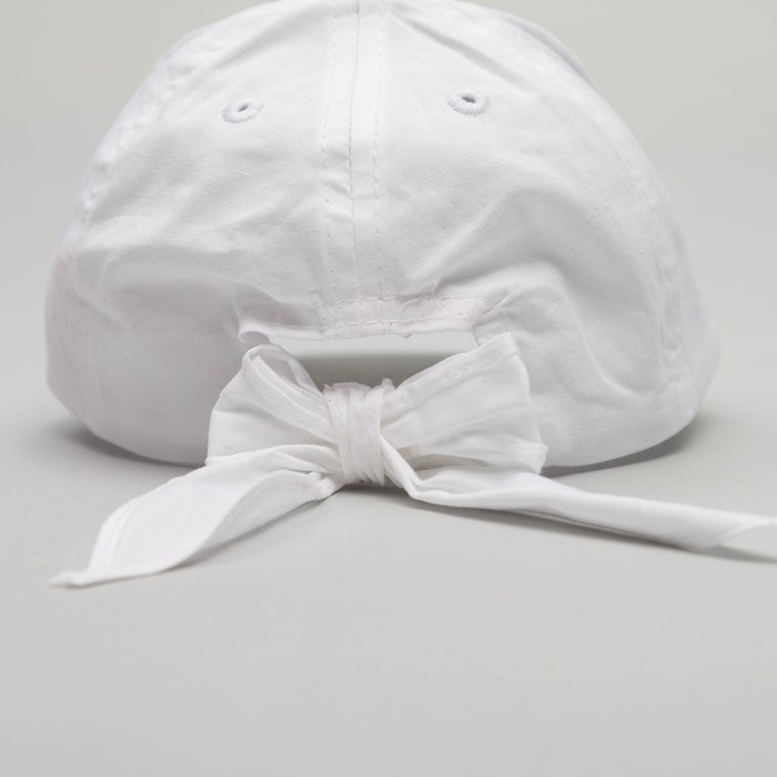Бейсболка детская, размер 52 см, цвет белый BC-480
