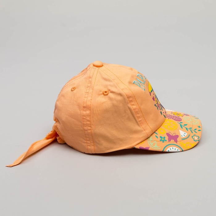 Бейсболка детская, размер 52 см, цвет оранжевый BC-480