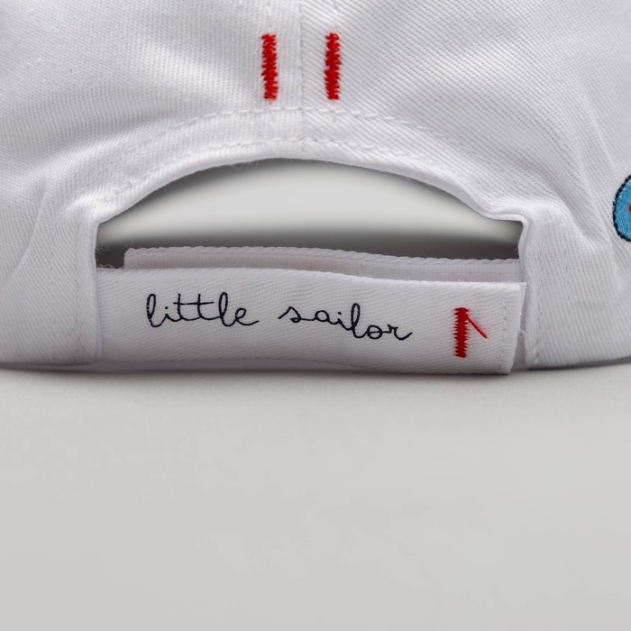 Бейсболка детская, размер 52 см, цвет белый BC-496