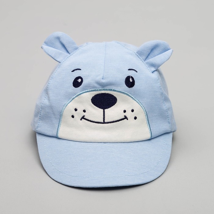 Бейсболка детская, размер 48 см, цвет голубой BC-499
