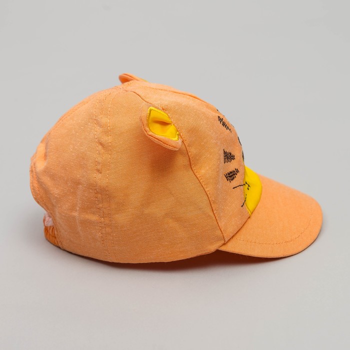 Бейсболка детская, размер 48 см, цвет оранжевый BC-509