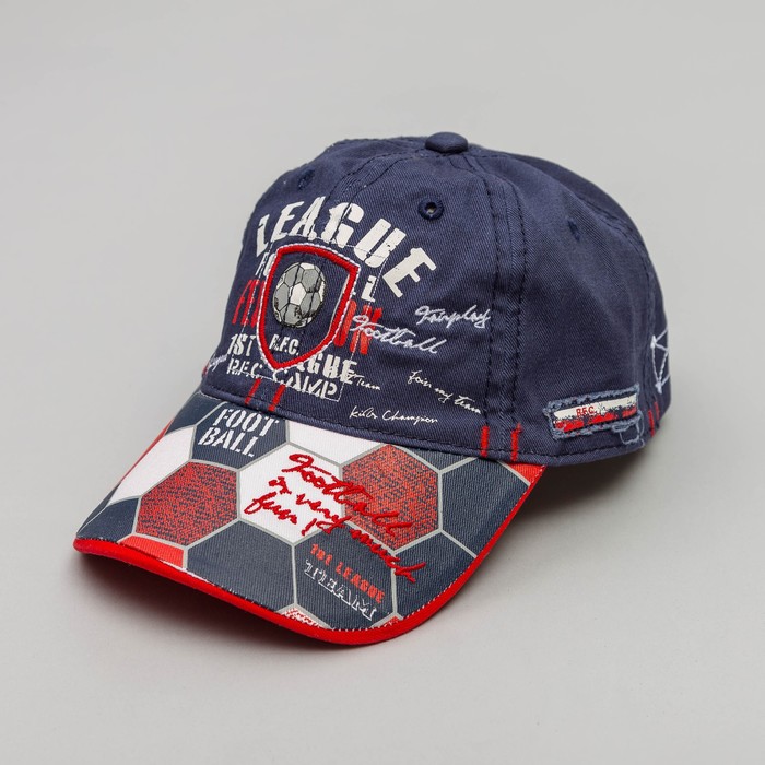 Бейсболка детская, размер 50 см, цвет темно-синий BC-534