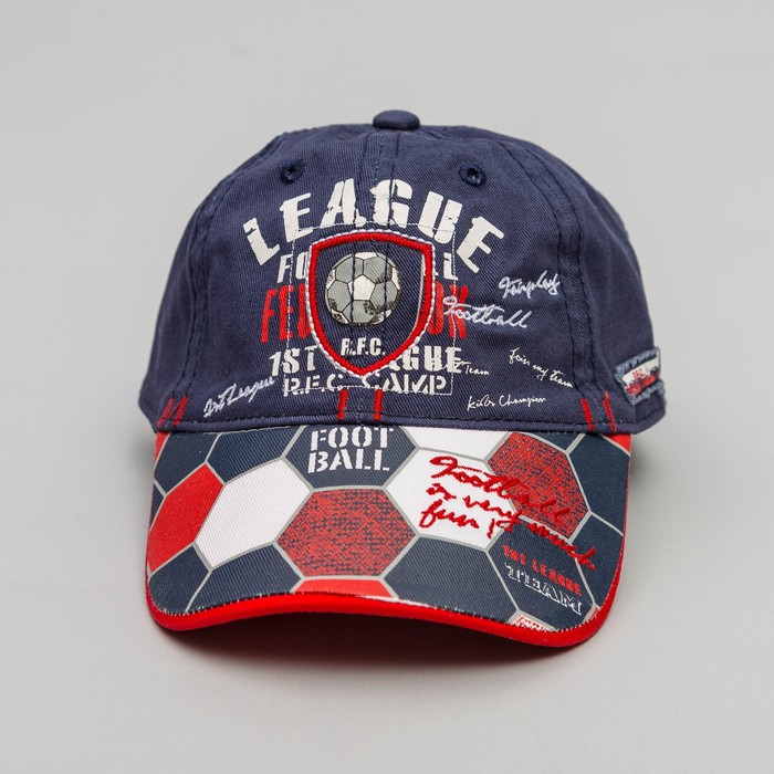 Бейсболка детская, размер 50 см, цвет темно-синий BC-534