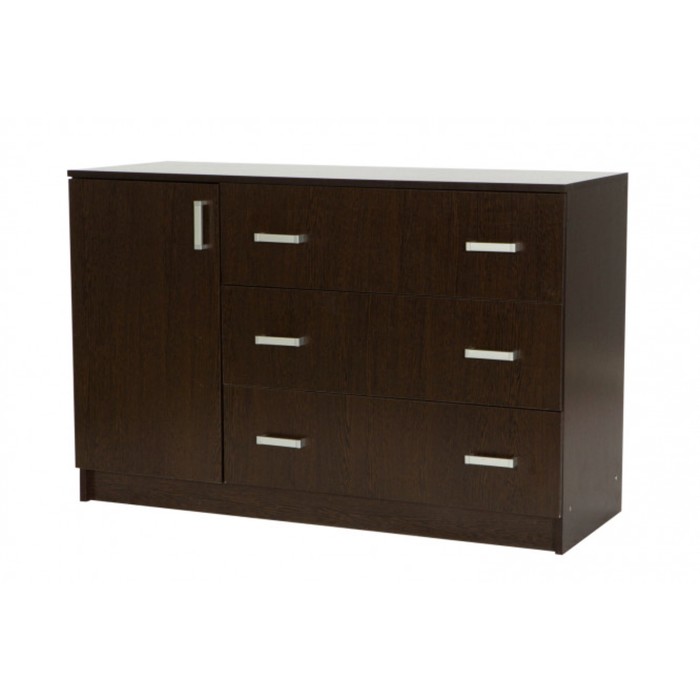 Комод "Лофт", 1182х440х774 мм, ЛДСП, цвет венге
