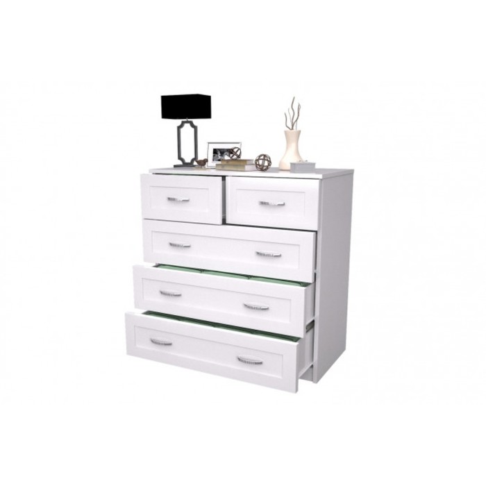 Комод "Милан-13", ЛДСП, цвет белый