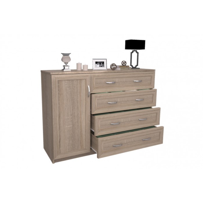 Комод "Милан-16", ЛДСП, цвет дуб