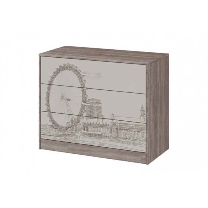 Комод "Лондон", ЛДСП, цвет дуб