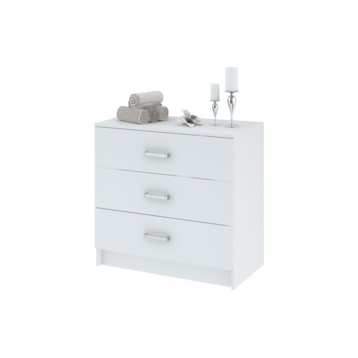 Комод "Лофт", 800х440х774 мм, ЛДСП, цвет белый