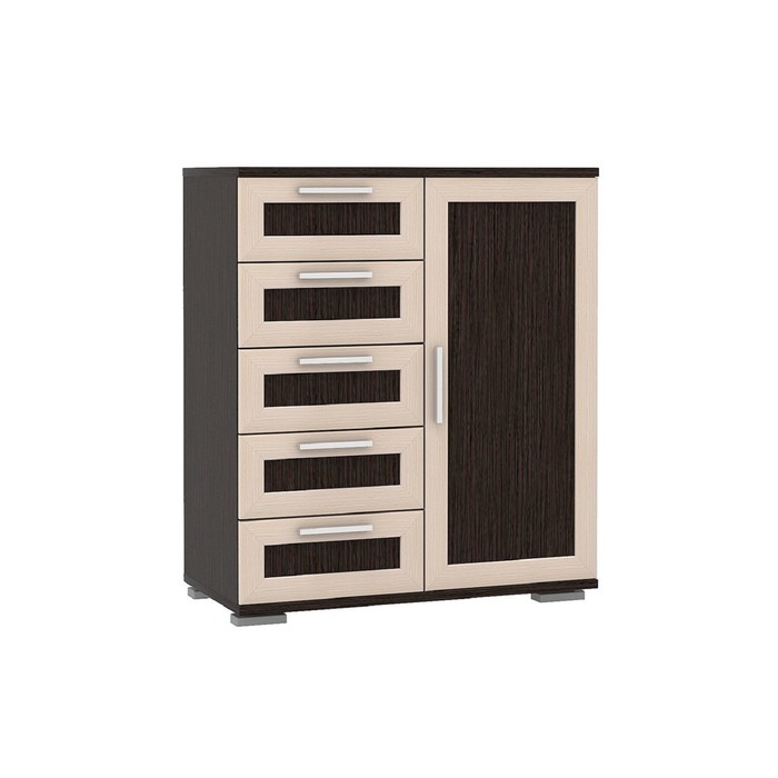 Комод "Латина", 898х452х1041 мм, ЛДСП, цвет венге