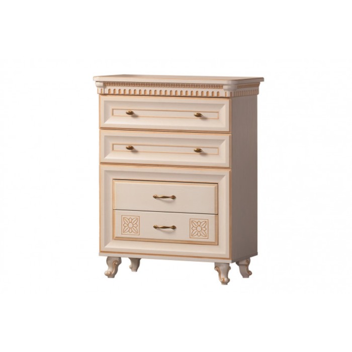 Комод "Марлен", 816х461х1056 мм, ЛДСП, цвет бежевый