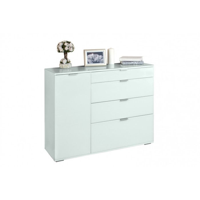 Комод "Деко-1", ЛДСП, цвет белый