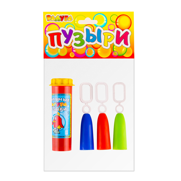 Мыльные пузыри "Радуга" пальчики, 50 мл 288