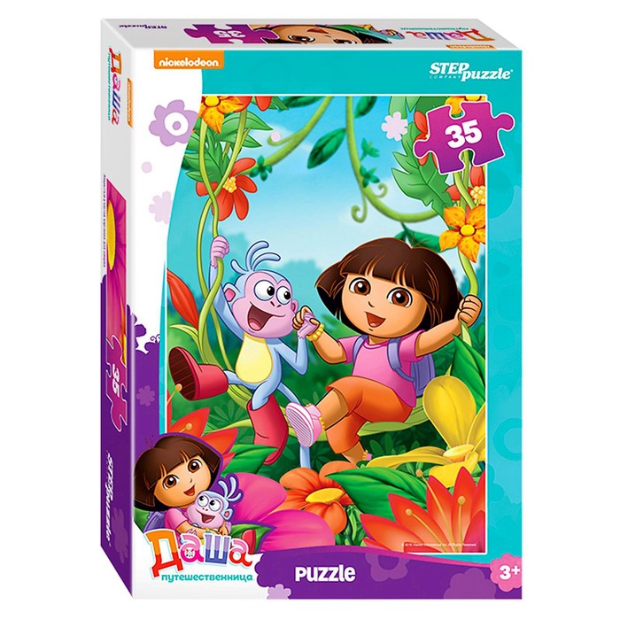 Пазл "Даша-путешественница", 35 элементов