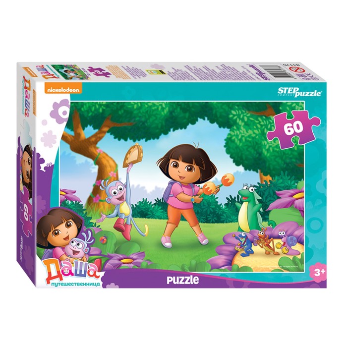Пазл "Даша-путешественница", 60 элементов