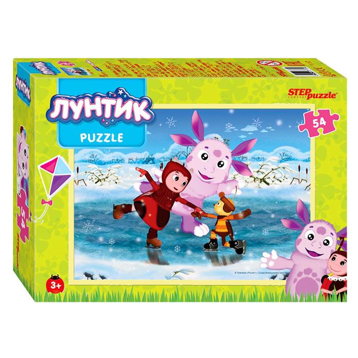 Пазл "Барбоскины, Три богатыря, Лунтик", 54 элемента, МИКС