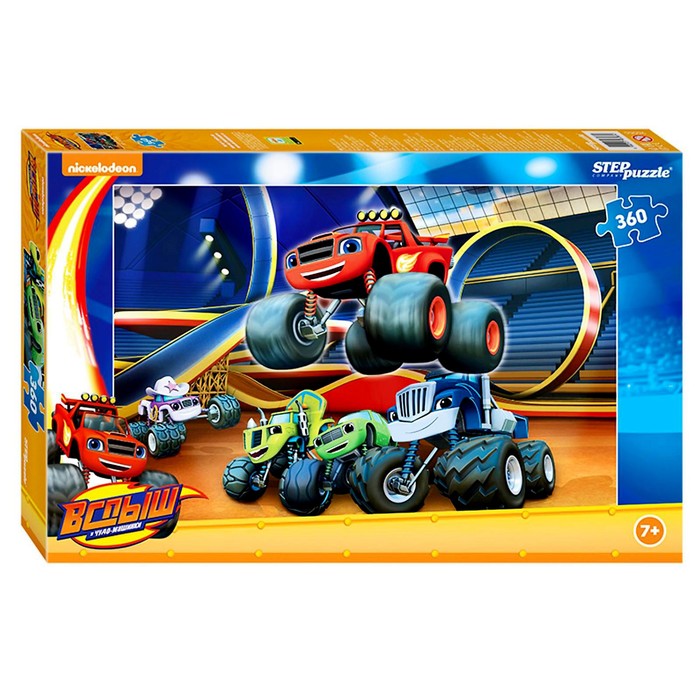 Пазл "Вспыш и чудо-машинки", 360 элементов