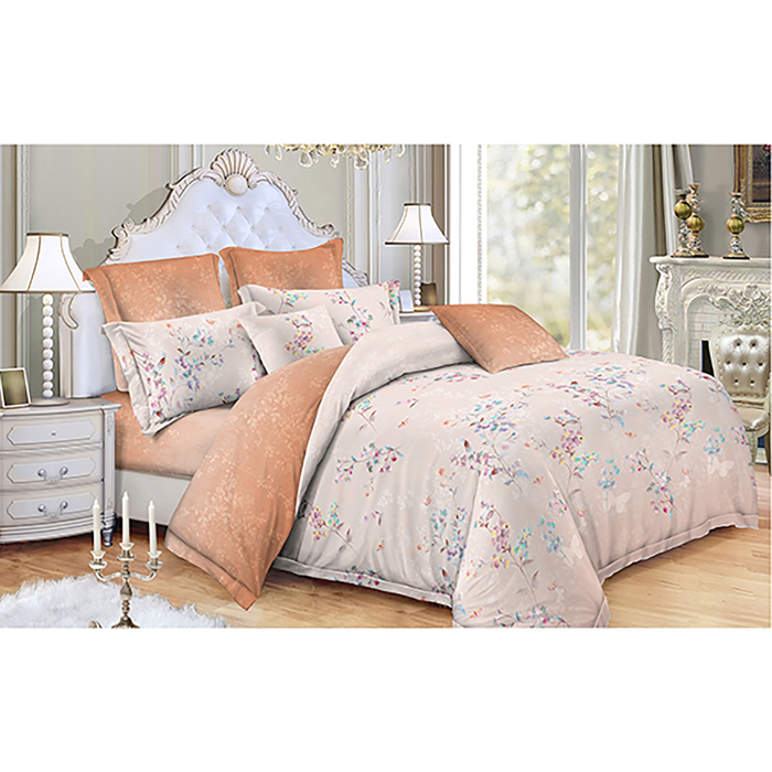 Постельное бельё АТРА Евро, рис 003 200х220, 200х220, 70х70см 2шт сатин 125г/м хл100%