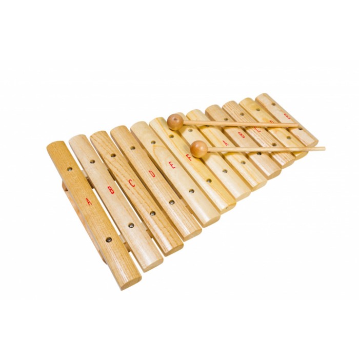 Ксилофон FLIGHT FX-12N В комплекте: (12 нот)- 1шт.,палочки-2шт. Состав: дерево, металл