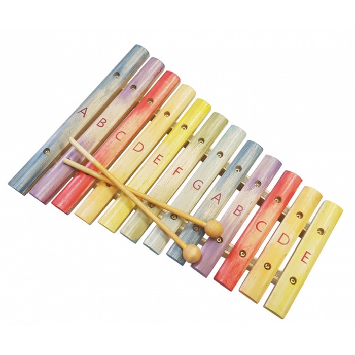 Ксилофон FLIGHT FX-12RC СЕМИЦВЕТИК - (12 нот), цветной