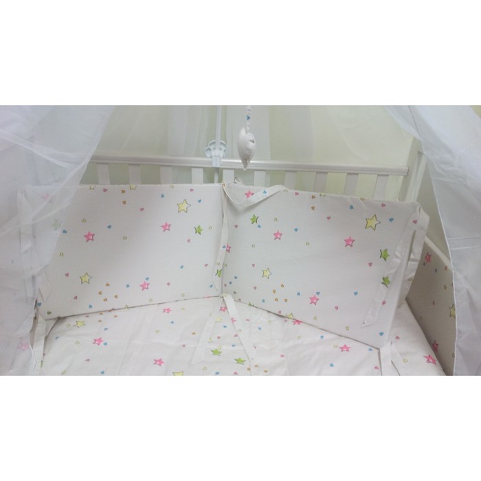 Комплект в кроватку Star, 7 предметов, сатин